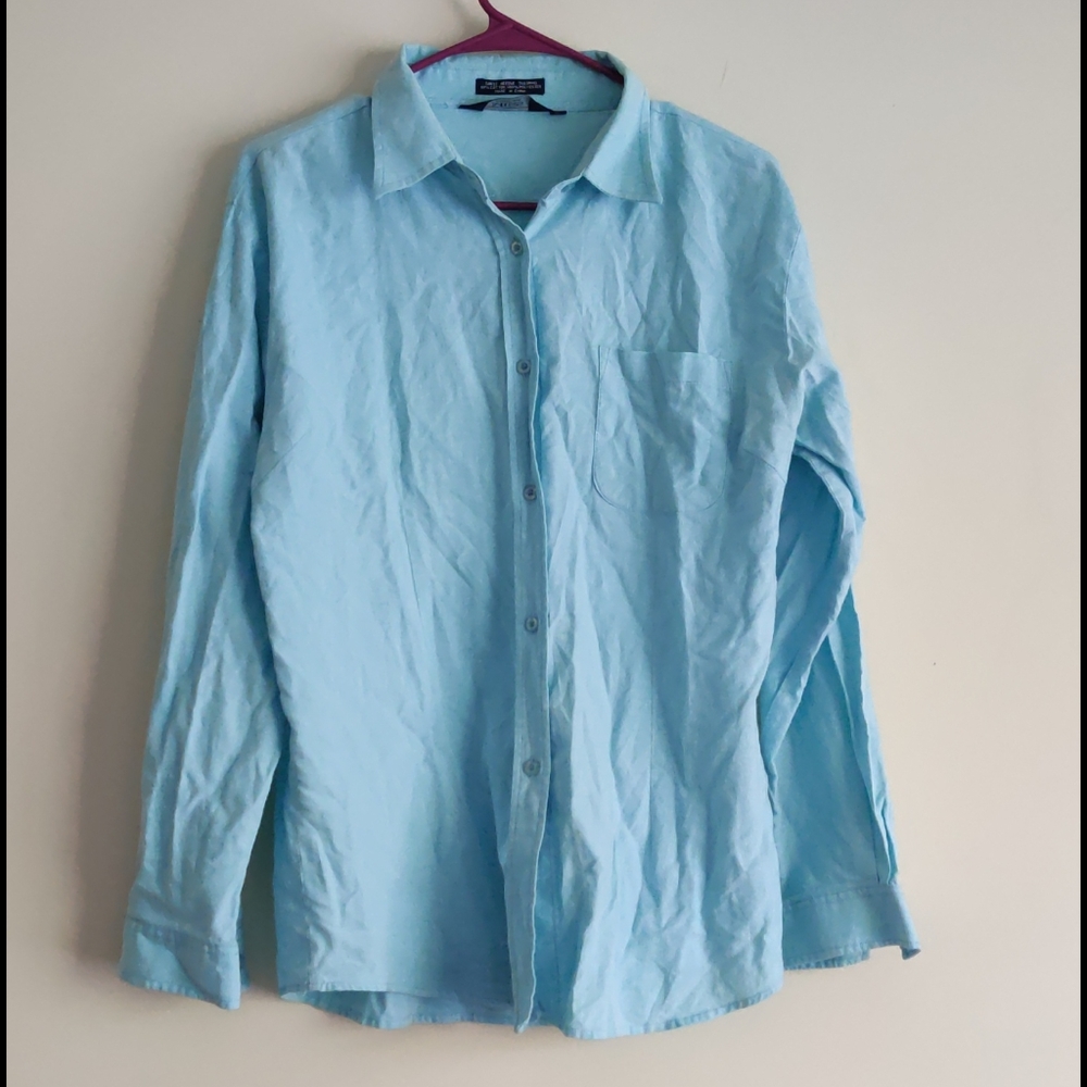 Sky Blue Button Down Professional Shirt